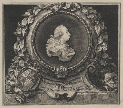 صورة الدوق كليمنت فرانسيس بافاريا (1722-1770) بواسطة فرانز زافير أندرياس جونغويرث